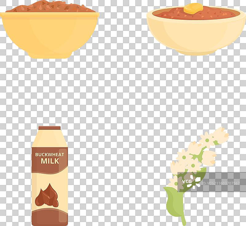 各种素食图标集图片素材