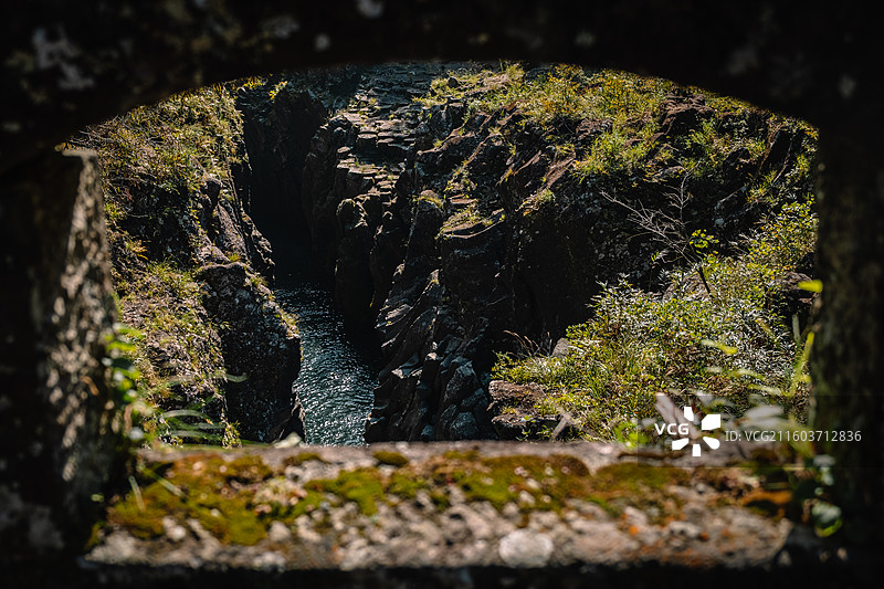 九州高千穗峡谷图片素材