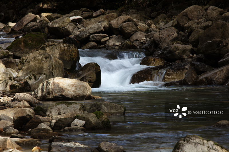 光雾山诺水河世界地质公园米仓山图片素材