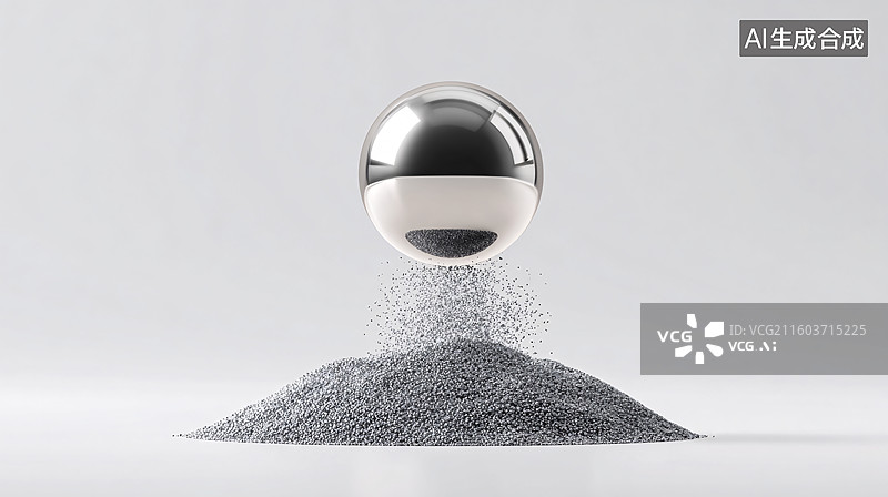 【AI数字艺术】金属稀土元素概念背景图片素材