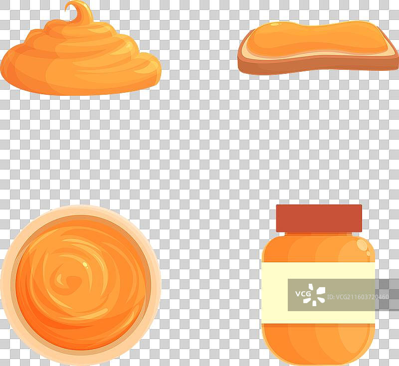 多种蜂蜜图标集图片素材