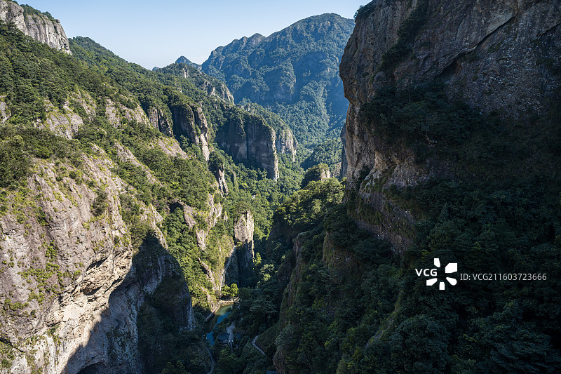 温州雁荡山灵岩图片素材