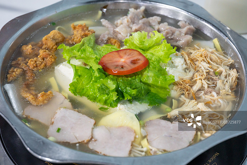 四川特色美食 豆花火锅 酥肉滑肉图片素材