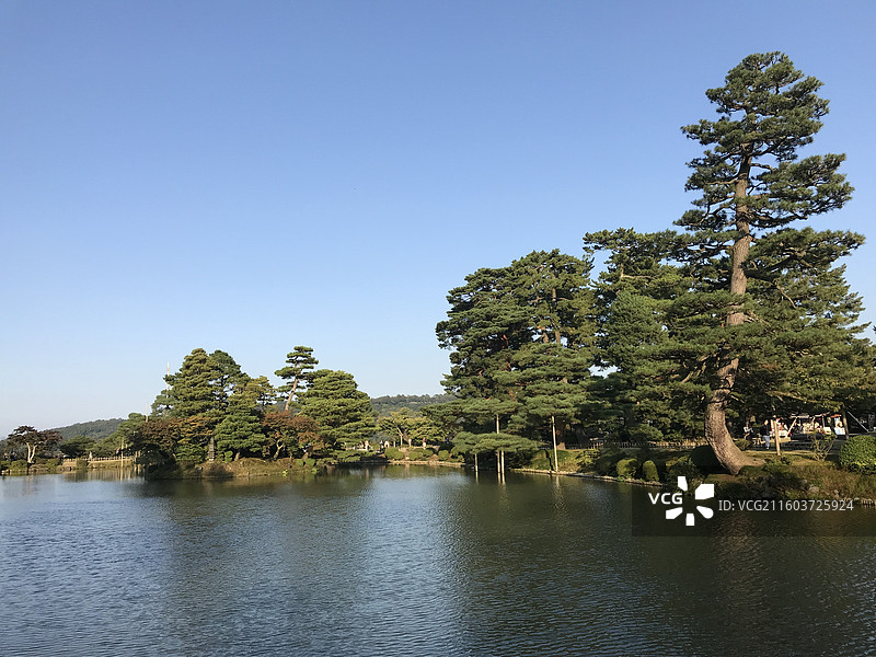 日本石川县 金泽兼六园图片素材