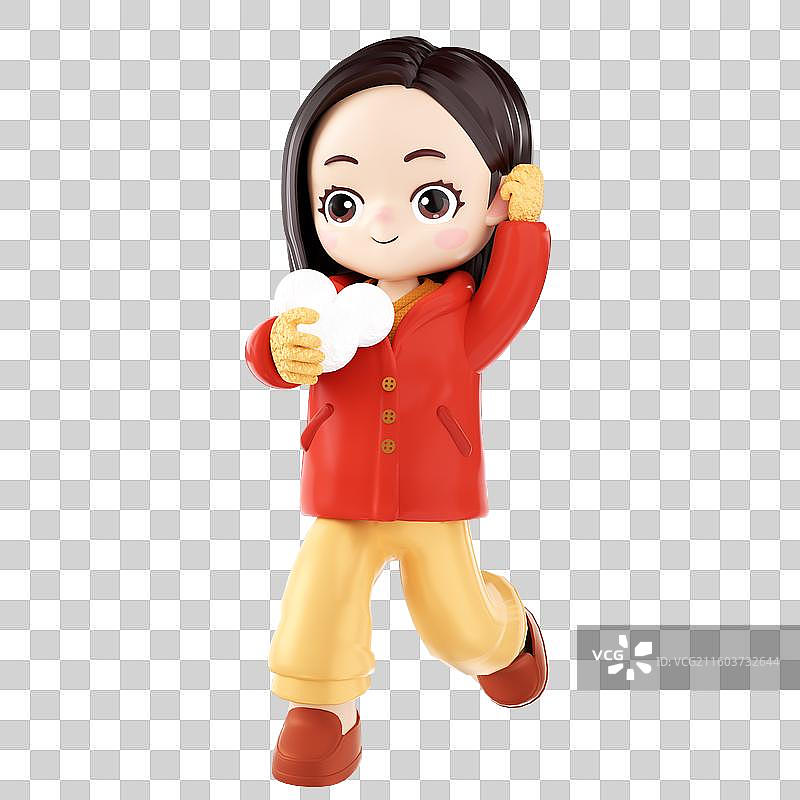 冬天打雪仗的人图片素材