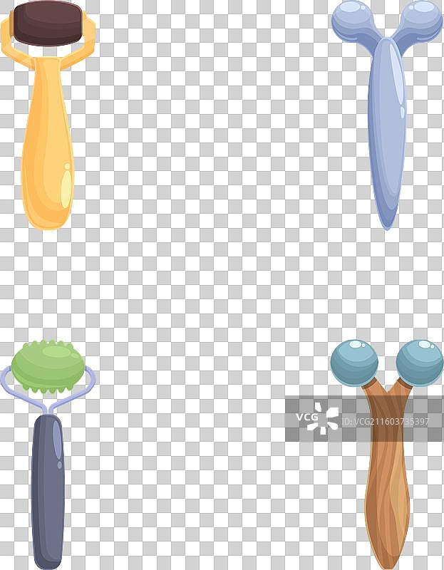 各种卡通剃须刀片集合图片素材