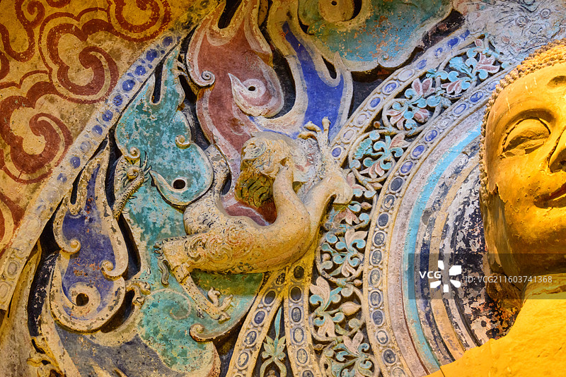 河北邯郸峰峰矿区北响堂山石窟图片素材