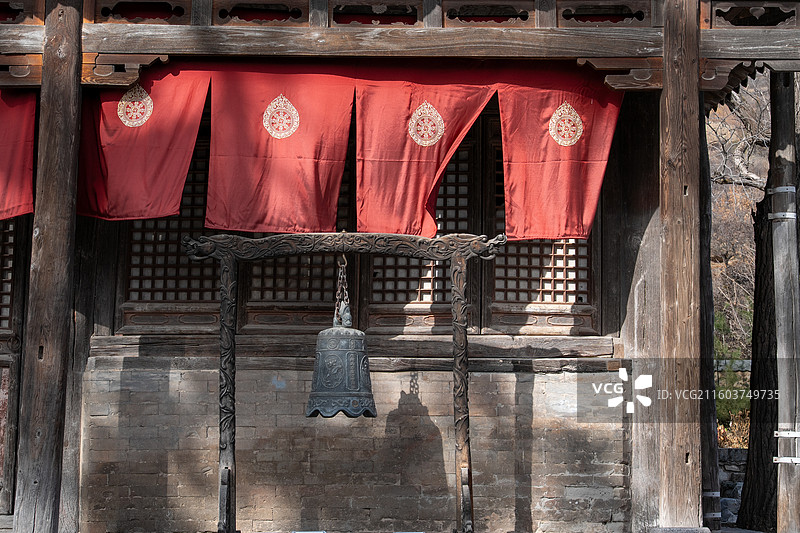 北京门头沟斋堂镇灵岳寺图片素材