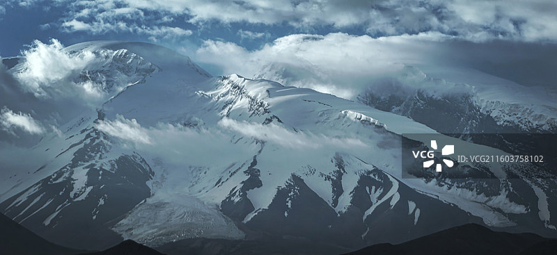 新疆克孜勒苏自治州阿克陶县 昆仑山脉图片素材