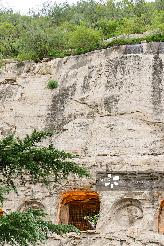 河北邯郸峰峰矿区北响堂山石窟图片素材