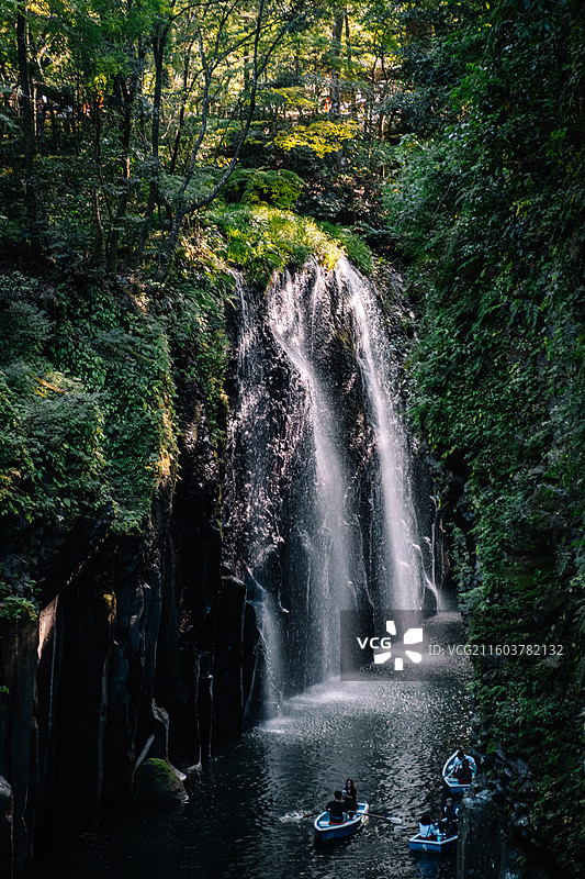 九州高千穗峡谷图片素材