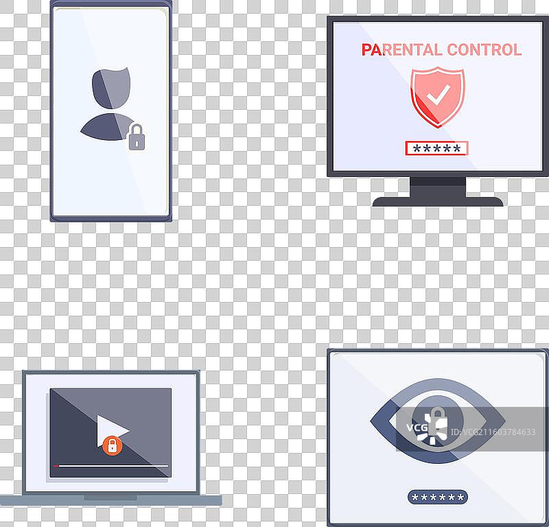 数字相关的图标集合图片素材