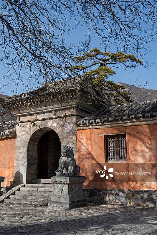 北京门头沟斋堂镇灵岳寺图片素材
