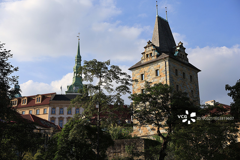 广东松山湖欧洲小镇风光图片素材