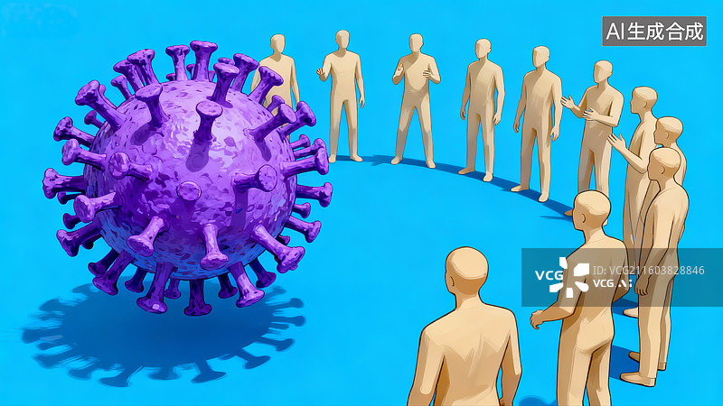 【AI数字艺术】抽象概念医疗保健细菌病毒图片素材