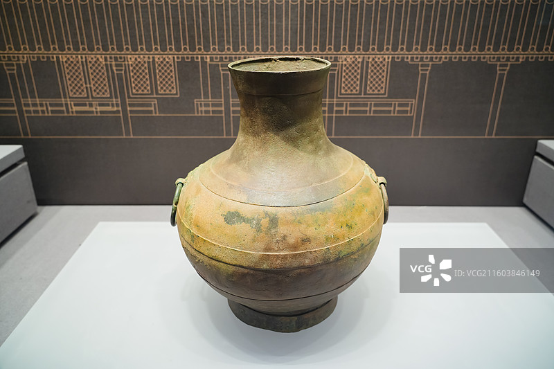 西汉“明光宫”铜锺   徐州博物馆馆藏文物图片素材