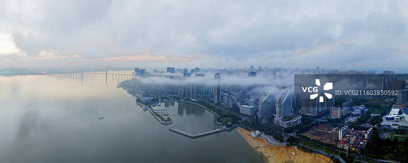 《湛江金沙湾晨色》图片素材