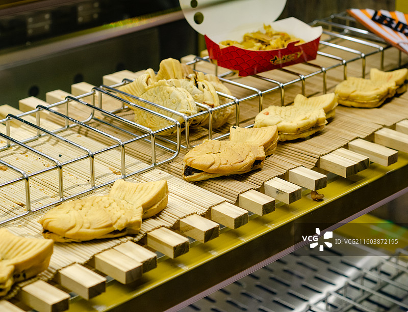 日本的特色美食鲷鱼烧图片素材