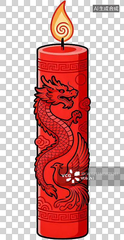 【AI数字艺术】卡通插画结婚中式婚礼插画元素图片素材