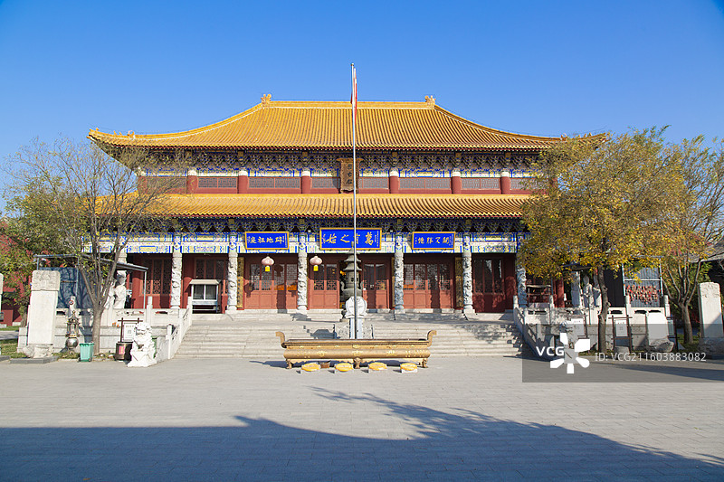 河北青县盘古寺风光图片素材