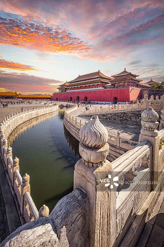 北京故宫午门图片素材