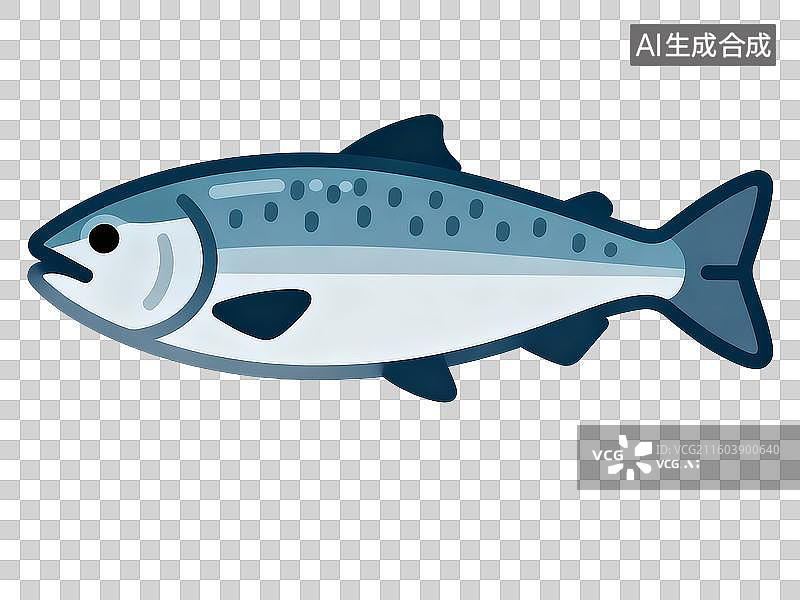 【AI数字艺术】免扣海产品三文鱼元素图片素材