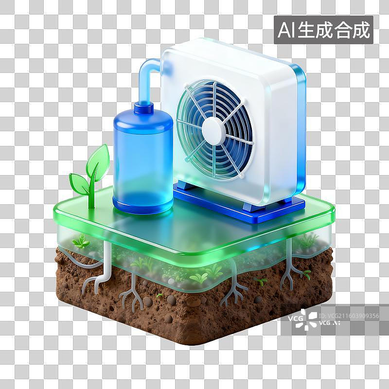 【AI数字艺术】能源环保图标图片素材