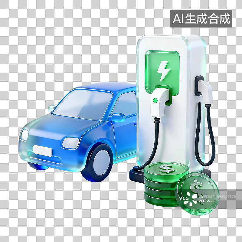 【AI数字艺术】能源环保图标图片素材