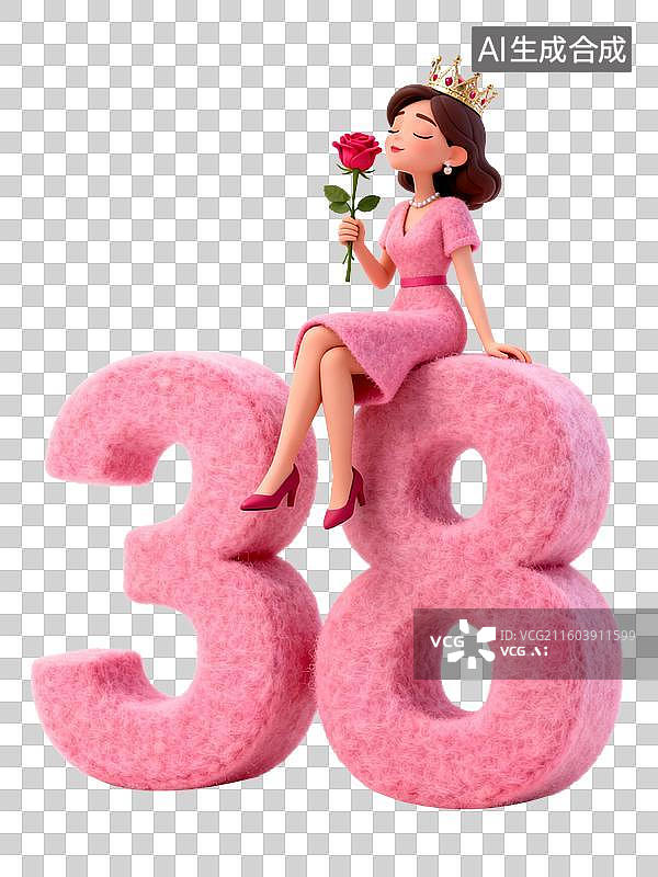 【AI数字艺术】三八国际妇女节女性插画图片素材