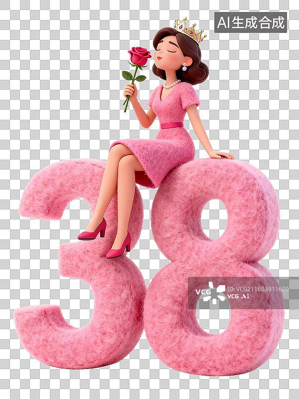 【AI数字艺术】三八国际妇女节女性插画图片素材