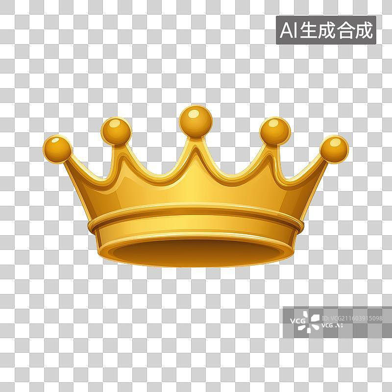 【AI数字艺术】金色皇冠图片素材