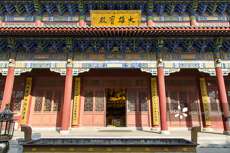 河北青县盘古寺风光图片素材