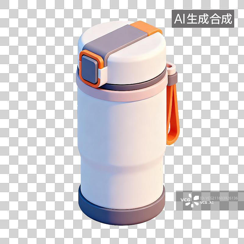 【AI数字艺术】保温杯插画图片素材