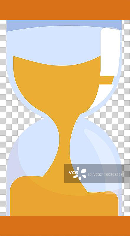 经典的沙漏正在流逝时间图片素材