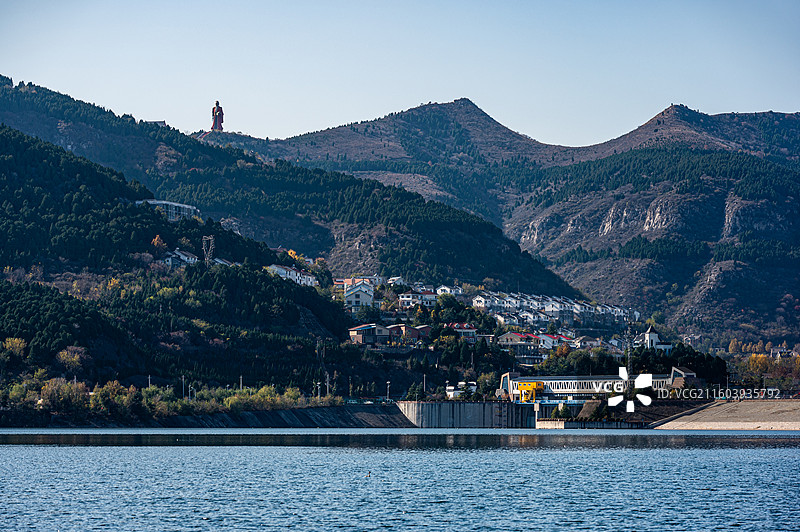 卧虎山水库北岸掠影图片素材