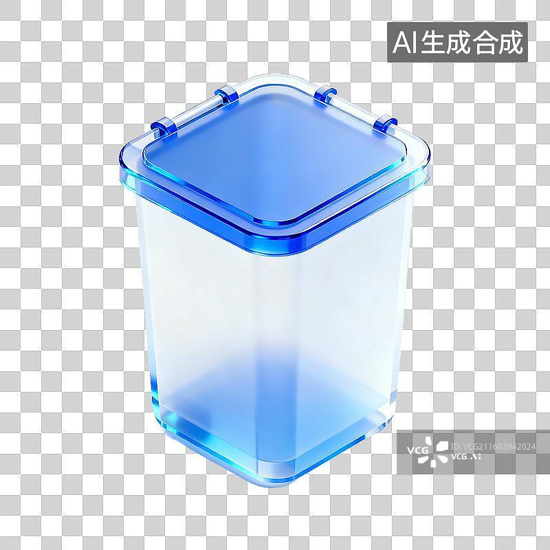 【AI数字艺术】3d磨砂玻璃科技感元素图片素材