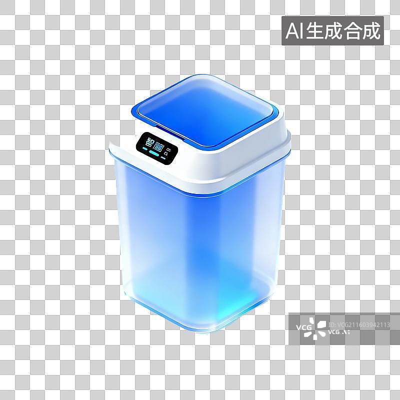 【AI数字艺术】3d磨砂玻璃科技感元素图片素材