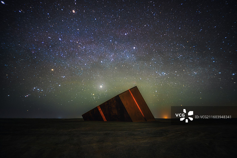 非垂直坐标银河图片素材