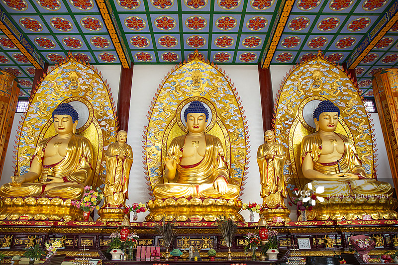 河北青县盘古寺风光图片素材