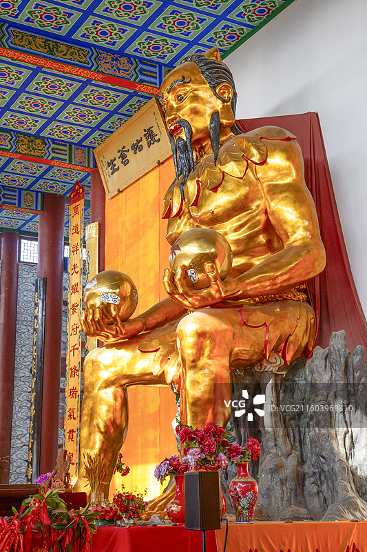 河北青县盘古寺风光图片素材