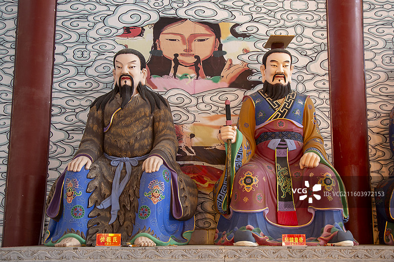 河北青县盘古寺风光图片素材