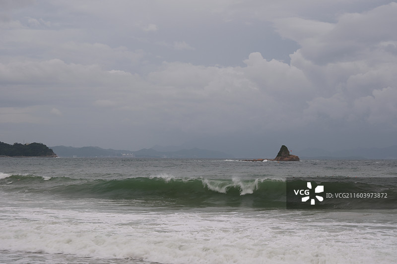 广东深圳大梅沙海滨公园自然风光图片素材