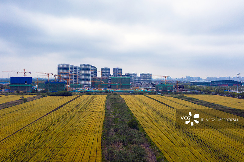 景点航拍户外建筑群旅游景点特写图片素材