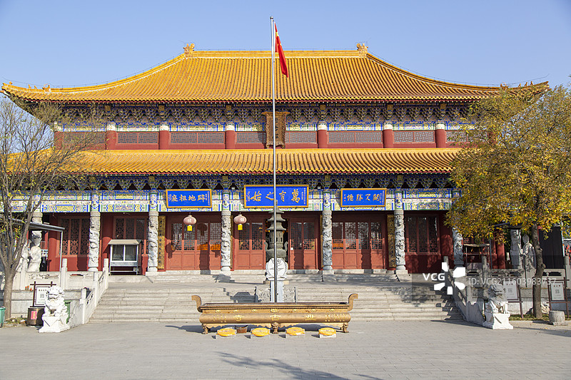 河北青县盘古寺风光图片素材