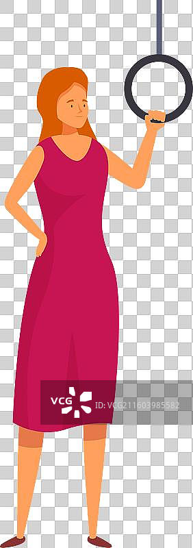 年轻女子在公共交通工具上通勤图片素材