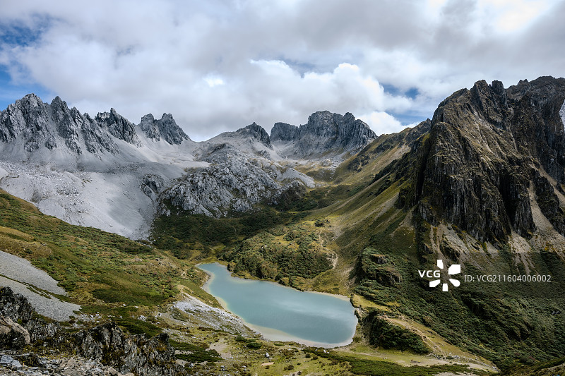 中国云南迪庆香格里拉阿布吉措风光图片素材