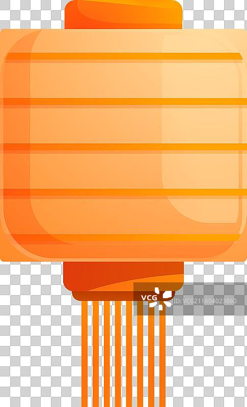 方形纸灯笼悬挂，庆祝活动图片素材