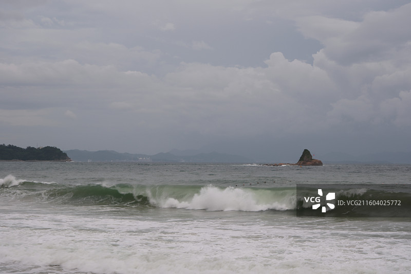 广东深圳大梅沙海滨公园自然风光图片素材