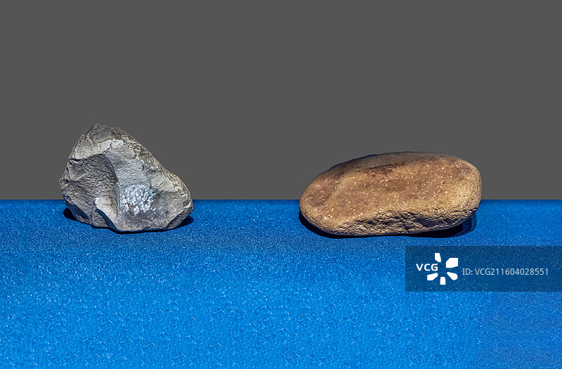 辽宁省沈阳博物馆“沈阳历史陈列”：磨石（新乐文化，皇姑区新乐遗址出土）图片素材