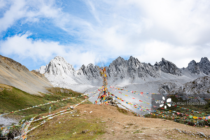 中国云南迪庆香格里拉阿布吉措风光图片素材